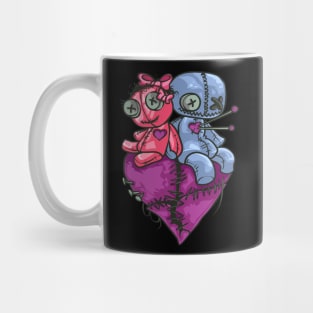 Voodoo Dolls Couples Halloween Mug